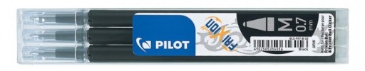 Pilot FRIXION 0,7 Čierna náplň 3 ks
