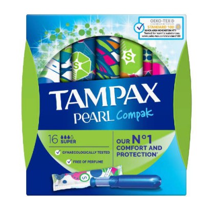 Tampóny TAMPAX Super s aplikátorom, 16 kusov