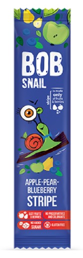 BOB SNAIL Snack jablko hruška čučoriedka 14g