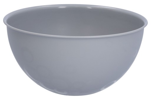 1,5L PLASTOVÁ MISKA okrúhla, ŠEDÁ, 19 CM, NA ŠALÁT, UNIVERZÁLNA KUCHYŇA