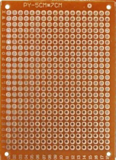 Univerzálna vŕtaná prototypová doska 5X7 FV