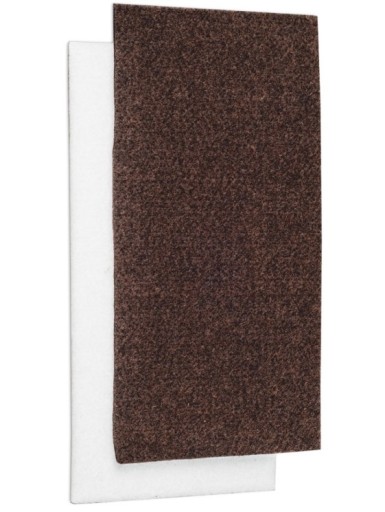 Podložka pod nábytok PLSTENÝ OBDŽNÍK HNEDÝ 98 X 200 mm