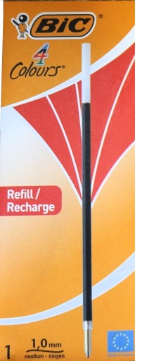 Náplň do pera BIC 4 COLORS, ORIGINÁL ČERVENÁ