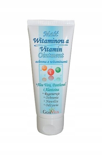 Gorvita vitamínová masť A E F aloe panthenol 50 ml