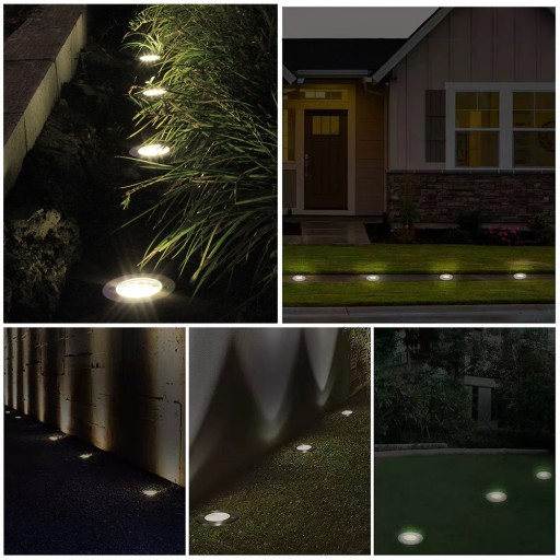 SOLÁRNE LED LAMPY, LED ZEMNÉ LAMPY, 1 kus, ZÁHRADNÉ SVIETIDLÁ