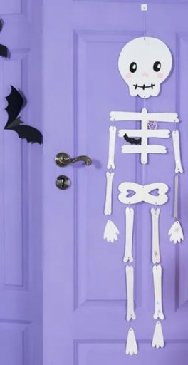 Dekorácia HALLOWEEN SKELETON, 110 cm