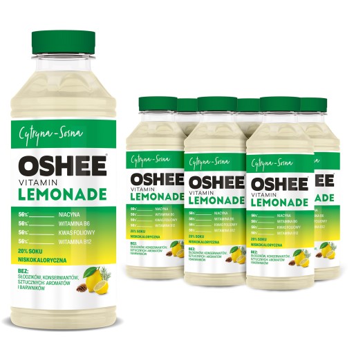 Oshee Vitamín Limonáda Lemon-Pine 555 ml x6