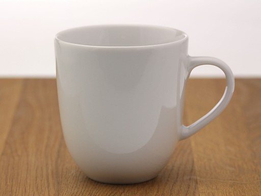 PORCELÁNOVÝ GASTRO HRNEK S UCHÁČKOU WZ2 350 ML BIELY