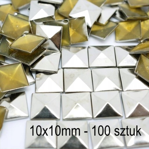Pyramídy Thermojet Jets Silver 10mm 100ks