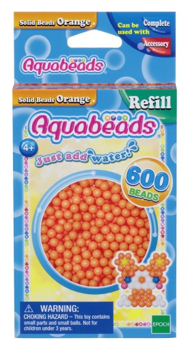 Pevné korálky Aquabeads Orange 32158