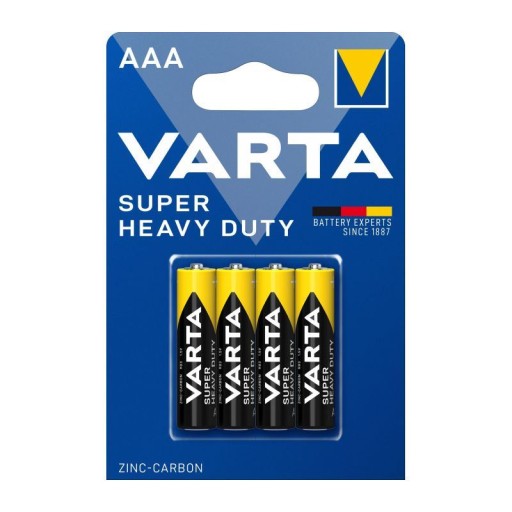VARTA zinková batéria R3 (AAA) 4 ks NAJSILNEJŠIE PRSTY