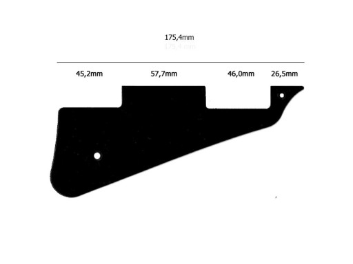 Pickguard VPARTS VPG-LP1 (BK)