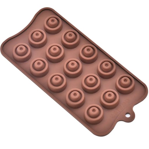 SILIKÓNOVÁ FORMA NA ČOKOLÁDY, ŽELÉ, CUKRÍKY, VOSK, PRALINKY S NÁPLŇOU
