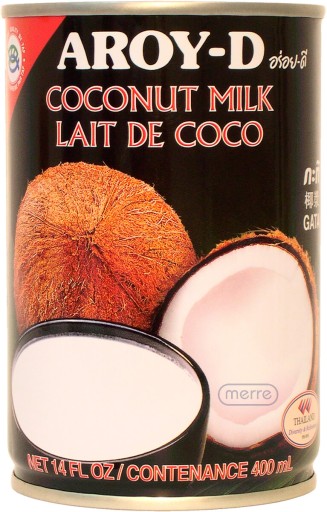 Kokosové mlieko Aroy-D, plechovka 400 ml, AKCIA Varšava