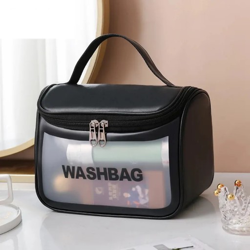CESTOVNÁ KOZMETICKÁ TAŠKA TRANSPARENTNÁ WASHBAG