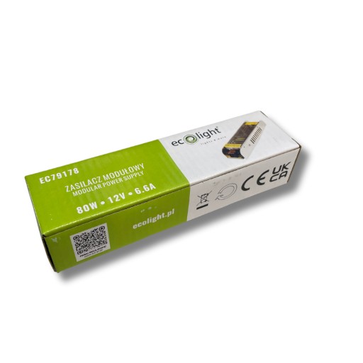 Zdroj pre LED pás 80W 12V DC 6,6A IP20 SLIM