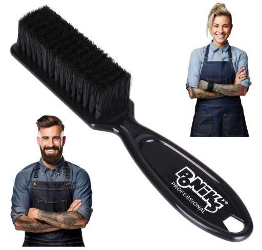 FADE BRUSH Barber Brush Kaderníctvo Nail BARBER Black