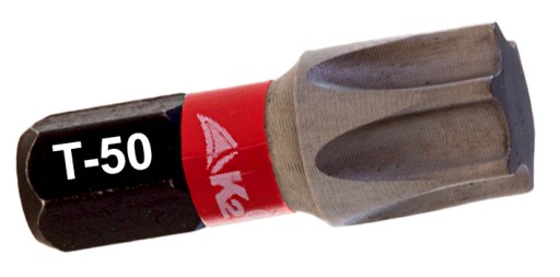 Nárazový hrot bitu pre skrutkovač K2 Impact TX50 TORX T-50 S2 25mm