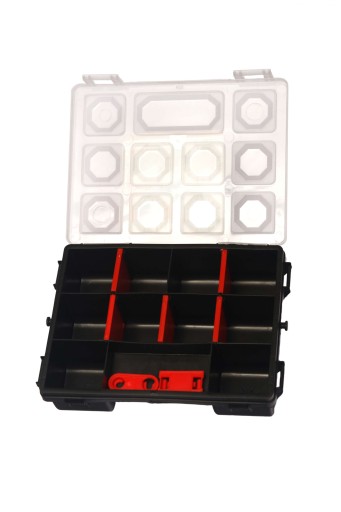 PLASTOVÝ BOX NA ORGANIZÁTOR 180x135x45 11 PRISTOROV
