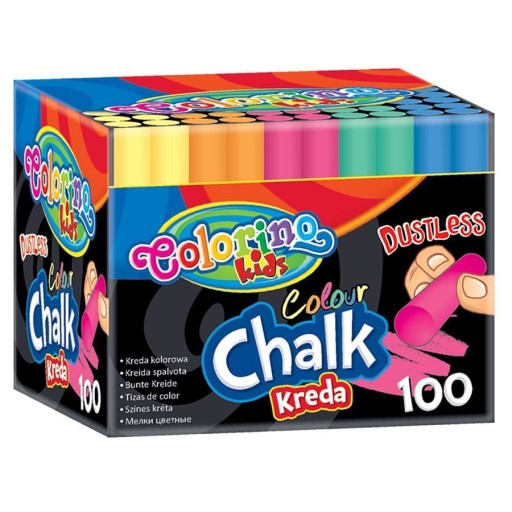 Colorino Bezprašná farebná krieda 100 ks 33169