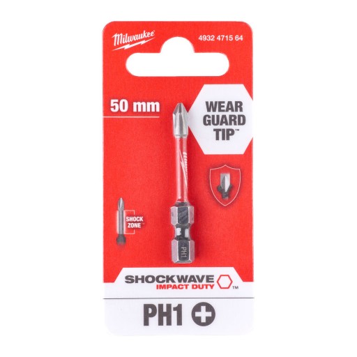 Nárazový vrták Milwaukee SHOCKWAVE PH1 50 mm
