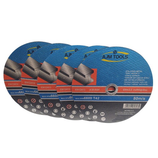 Oceľové rezné kotúče, kovové 230x3,2, 230mm kotúče 230x22,2