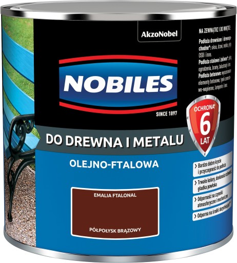 Nobiles FTALONAL Hnedý pololesklý 0,25L