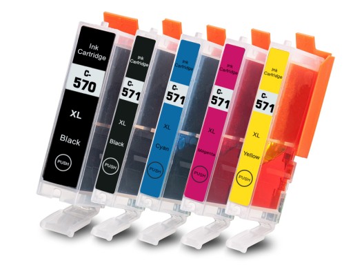 5X ATRAMENT PRE PGI-570 PGI570 CLI571 PRE CANON PIXMA MG5750 MG6850 MG7750 TS5050