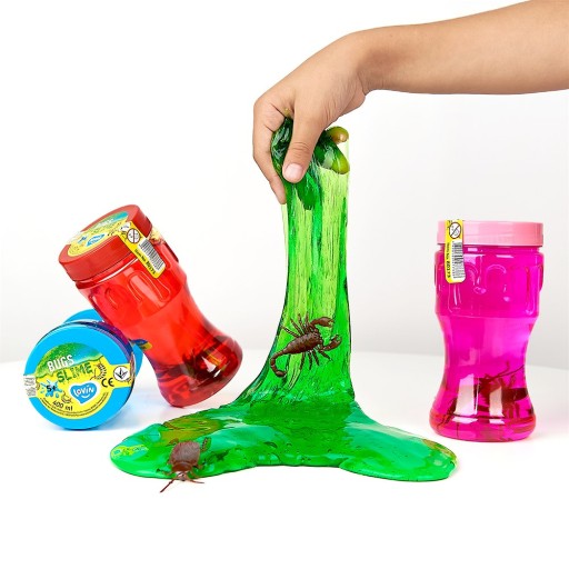 Glutek Slime Plastic Clay Antistresové prekvapenie Worm Snake 400ml
