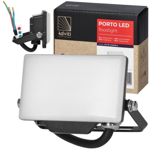 Halogénové reflektorové LED svietidlo 10W bezrámové svetlomet NEUTRAL 4000K IP65