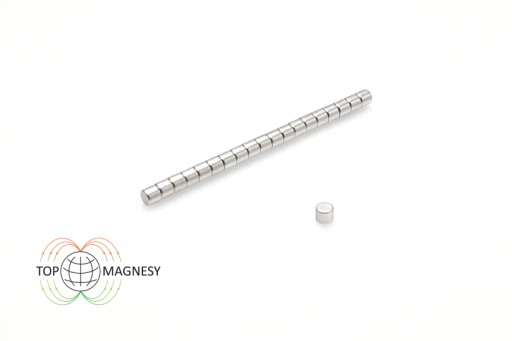 Neodymový cylindrický magnet MW 3,5x3 mm N38 50 ks