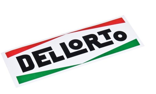 Nálepka Dellorto 90x30mm / na skúter, motorku