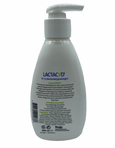 Lactacyd Fresh gél na intímnu hygienu 200 ml