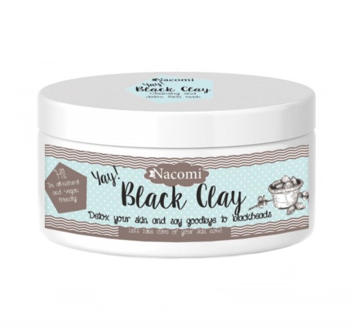 Nacomi Black Clay Black Clay maska na tvár a telo