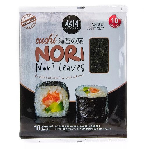 Yaki Nori sushi morská riasa 10 listov Kórea