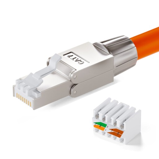 ZÁSTRČKA RJ45 STP ZÁSTRČKA KAT.6A KAT.7 BEZ NÁSTROJA