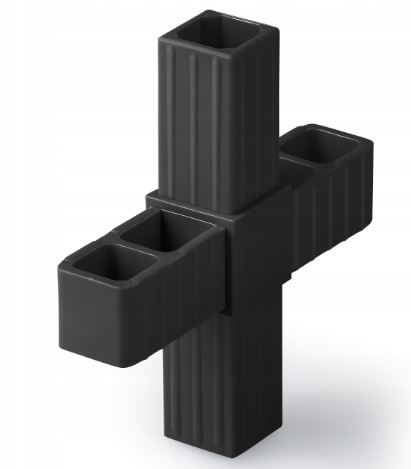PLASTOVÝ UHLOVÝ KONEKTOR PRE ALU PROFILY 20x20x1,5