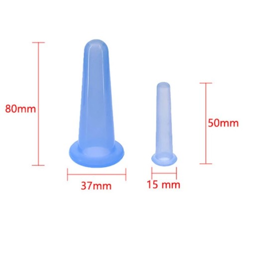 ČÍNSKY CUPPING NA MASÁŽ TVÁRE, SILIKON, 2ks, KRK, čínsky CUPPING, omladzuje