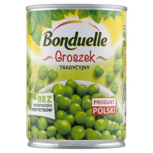 Bonduelle Tradičný hrášok konzervovaný 400 g