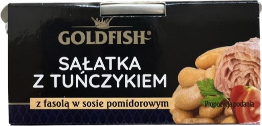 TUniakový šalát s fazuľou v paradajkovej omáčka 160g zlatá rybka