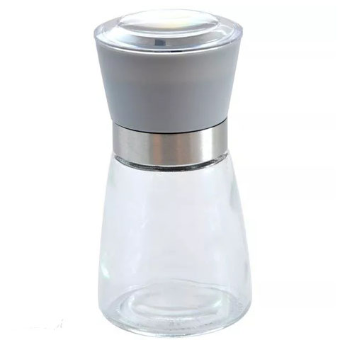 Ručný mlynček na sklo 170ml, sivý