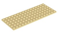 LEGO 3027 TANIER 6x16 SAND NEW (14g)