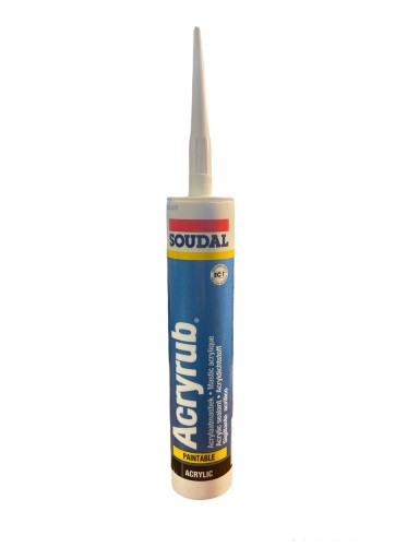 SOUDAL AKRYL SILIKÓN BIELY AKRYL 310ML Acryrub