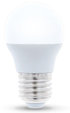 E27 LED žiarovka 6W 480lm studená 6000K G45 guľ