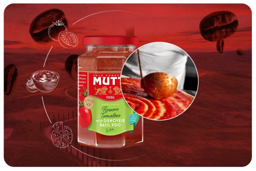 Mutti Basilico Talianska paradajková omáčka s bazalkou, 400g téglik