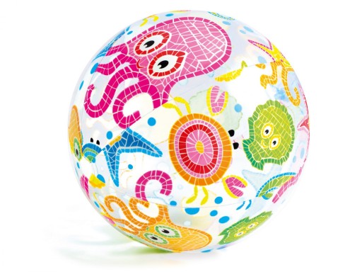 Nafukovacia plážová lopta s potlačou 51 cm INTEX 590