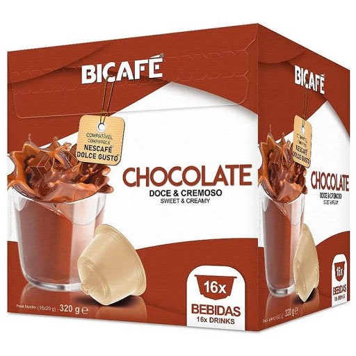 Kávové kapsuly Bicafe CHOCOLATE pre Dolce Gusto 16