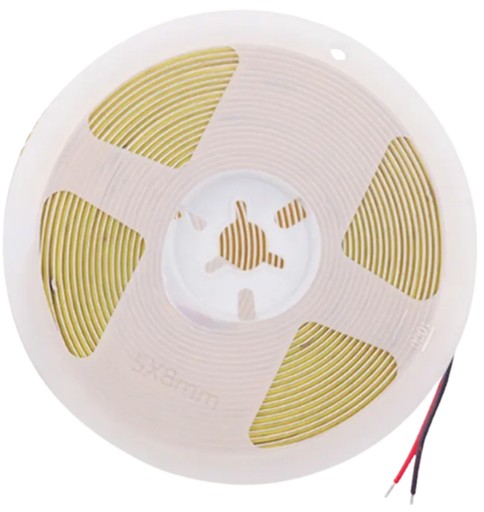 COB Prémiová lišta na nábytok 12V IP44 studená biela 320LED/m 6,7W/m 1m