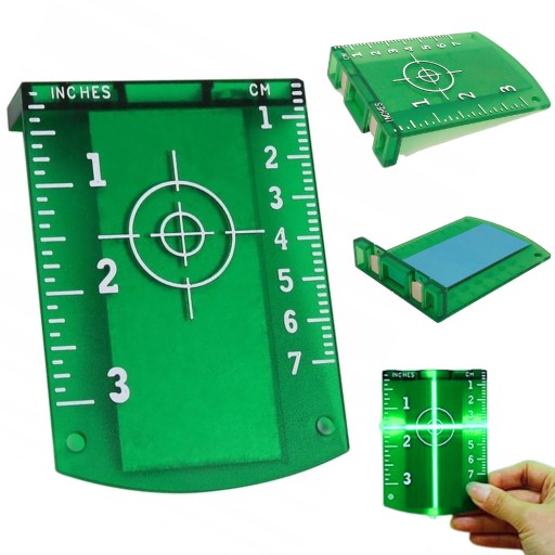 LASEROVÝ CIEĽOVÝ ŠTÍT ZELENÁ MAGNETICKÁ PLATŇA
