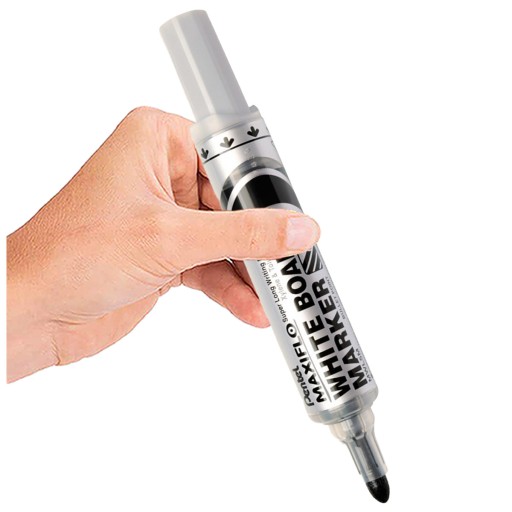 Pentel MWL5S čierny za sucha zmazateľný popisovač na biele tabule